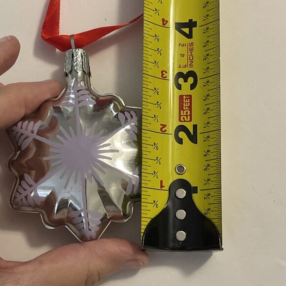 Vintage Thomas Pacconi Metal Tin Ornaments 3Bells, 1 Santa, 1 Nutcracker, Star - Picture 11 of 15